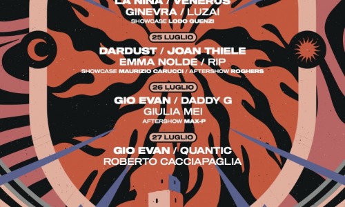Riverock Fest 2025 (23/27 Luglio, Assisi): annunciata la lineup completa. Fabri Fibra, Venerus, Joan Thiele, Dardust ed Evanland